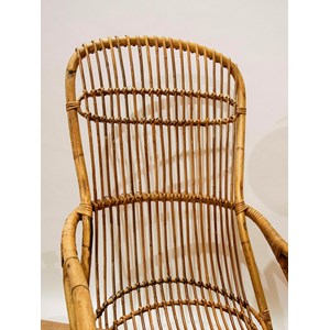 Martin, le grand fauteuil en rotin n°54