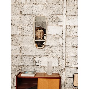 Igor, le miroir en métal doré n°683