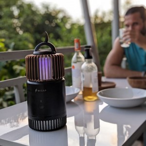 Lampe anti-moustique - wizap cage  noir