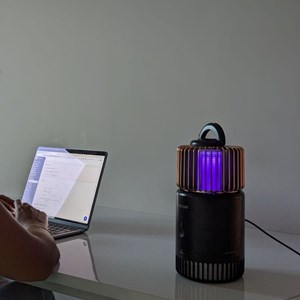 Lampe anti-moustique - wizap cage  noir