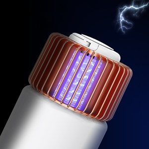 Lampe anti-moustique - wizap cage blanc