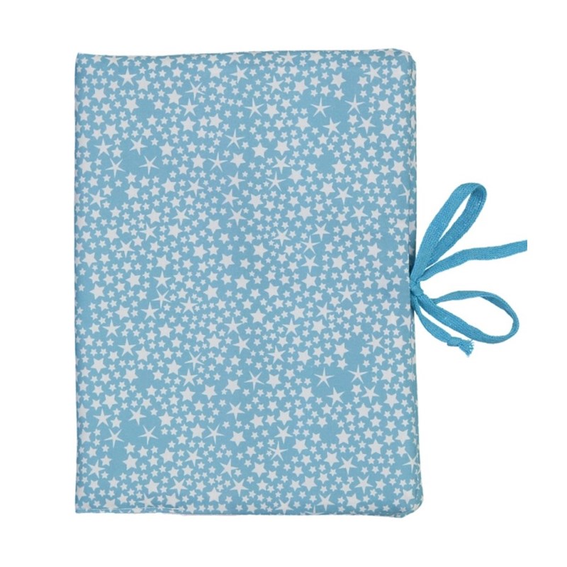 Housse carnet de santé - turquoise