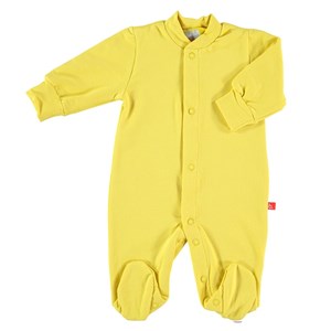 Pyjama naissance bio très doux - jaune