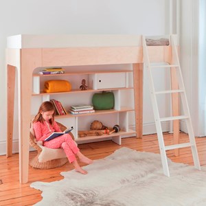 Lit mezzanine perch - bouleau