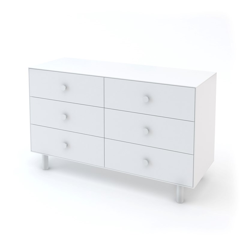 Commode merlin 6 tiroirs 'classic' blanc