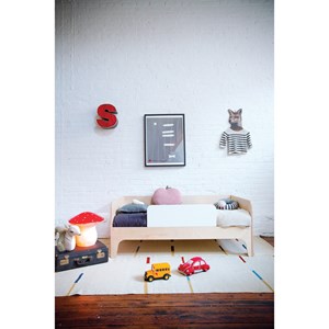 Lit enfant perch toddler en noyer - 140x