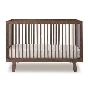 Lit bébé évolutif sparrow noyer - 70x140