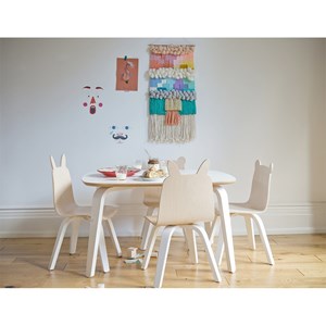 Lot de 2 chaises enfant à oreilles 'lapi