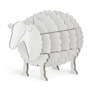 Commode mouton en carton recyclé