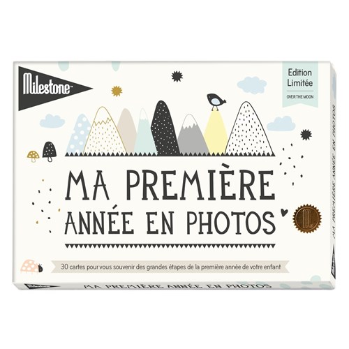 Milestone - Cartes photos 'ma première année'