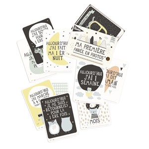 Cartes photos 'ma première année'