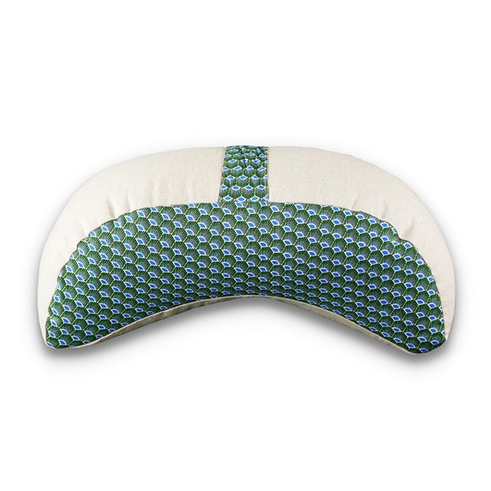 Coussin Fuzen (demi-lune) 100% coton Bio Vert - Zafus, Coussins de  méditation & Bancs