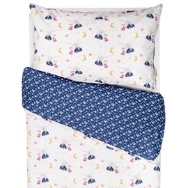 Parure lit réversible coton fairy flore