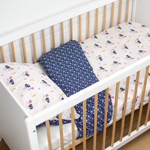 Parure lit réversible coton fairy flore