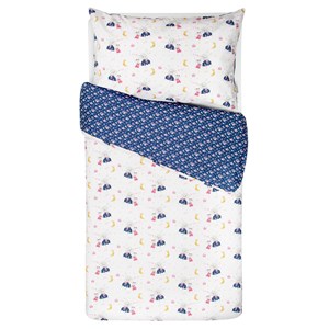 Parure lit réversible coton fairy flore