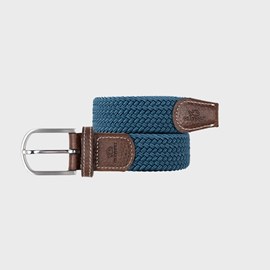 Ceinture tressée bleu seram