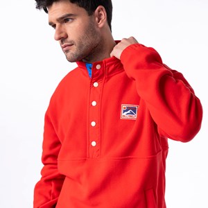 Sweat polaire rouge XXL