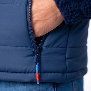 Veste bimatière marine XL