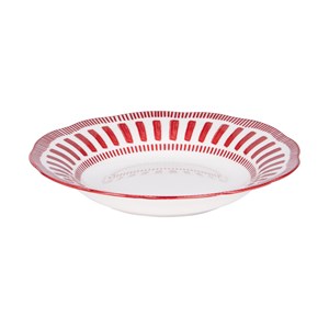 Assiette creuse napoli   22 cm x6