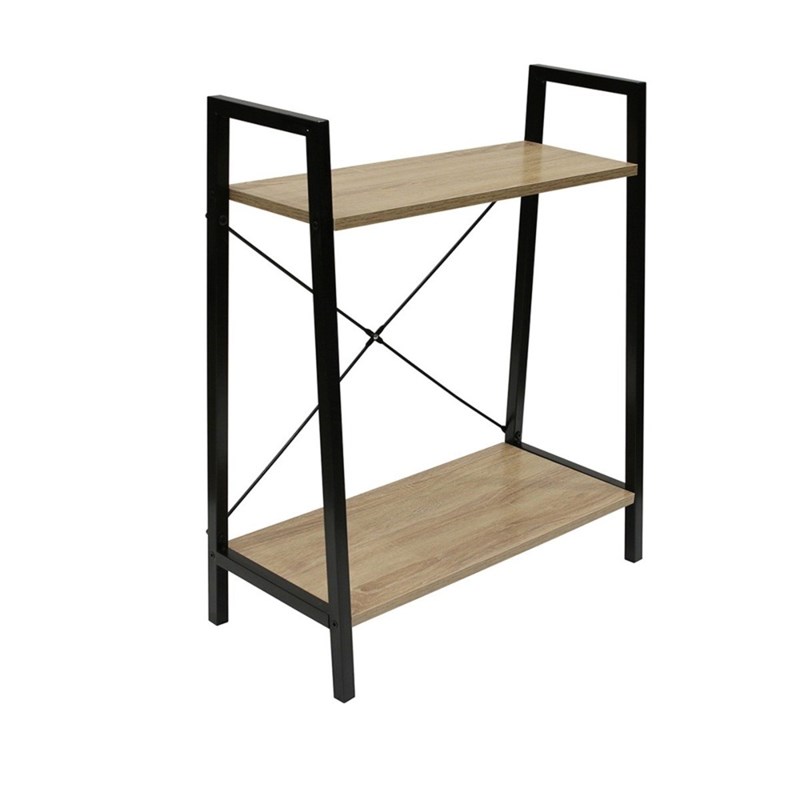 The Home Deco Factory - Étagère 2 niveaux bois et métal