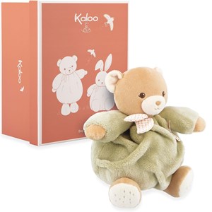 Peluche ours patapouf vert 17 cm