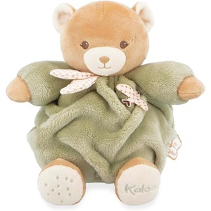 Peluche ours patapouf vert 17 cm