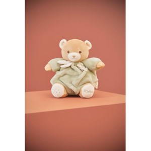 Peluche ours patapouf vert 17 cm