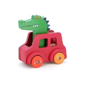 Voiture pouet pouet crocodile