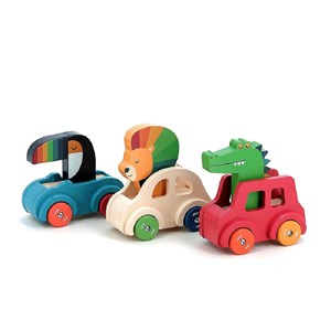 Voiture pouet pouet crocodile