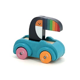 Voiture pouet pouet toucan