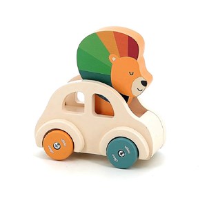 Voiture pouet pouet lion