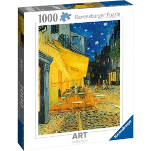 Puzzle terrasse de café le soir 1000 pc