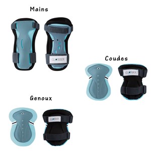 Set 3 protections enfant xs (coudes, gen