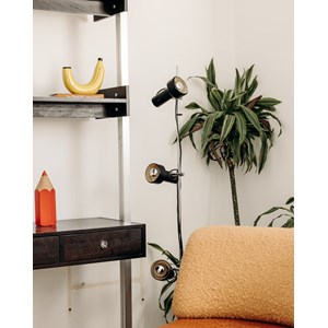 Julien, le lampadaire en chrome n°115