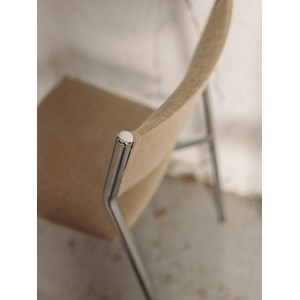 Paire de chaises chromées n°500