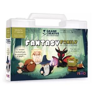 Mallette fimo - fantasy family