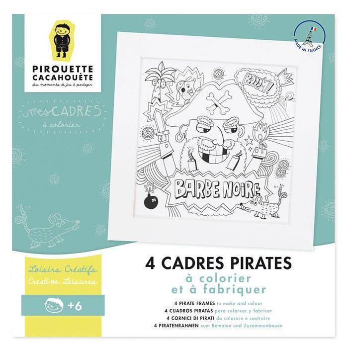 Pirouette cacahouete 4 cadres pirates à