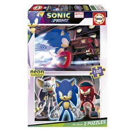 Puzzle 2x100 sonic prime neon
