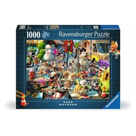 Puzzle 1000 pieces - promeneur de chien