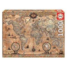 Puzzle 1000 pcs - mappemonde