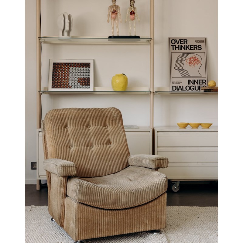 Olivia, la grande chauffeuse beige n°49