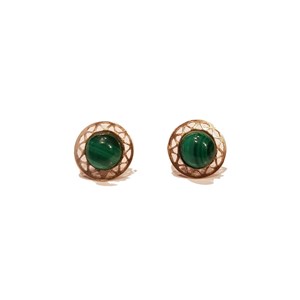 Puces d'oreilles malachite