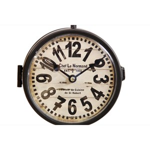 Horloge de gare ancienne double face
