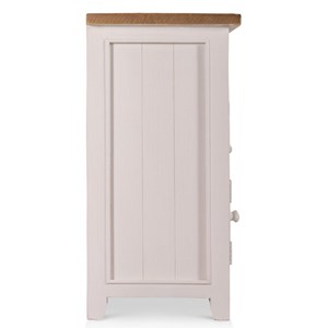 Bahut 4 tiroirs bois blanc - bréanna