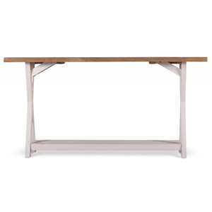 Console bois blanc - bréanna décoration