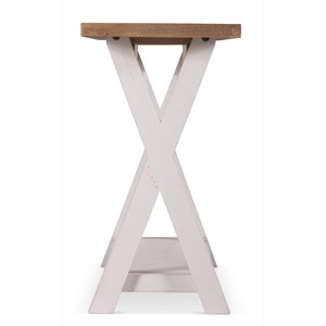 Console bois blanc - bréanna décoration