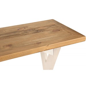 Console bois blanc - bréanna décoration