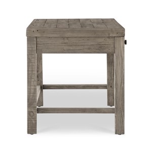 Meuble bureau bois 2 tiroirs 150x70x79cm