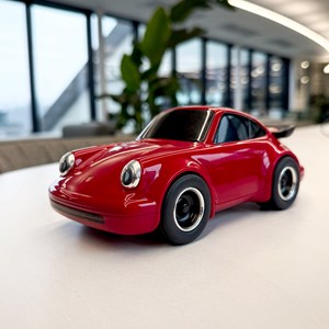 Petite voiture porsche 911 rouge