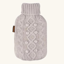 Bouillotte collection tricot - Gris 
